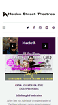 Mobile Screenshot of holdenstreettheatres.com